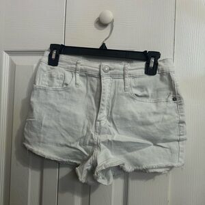 Women's White Denim Shorts